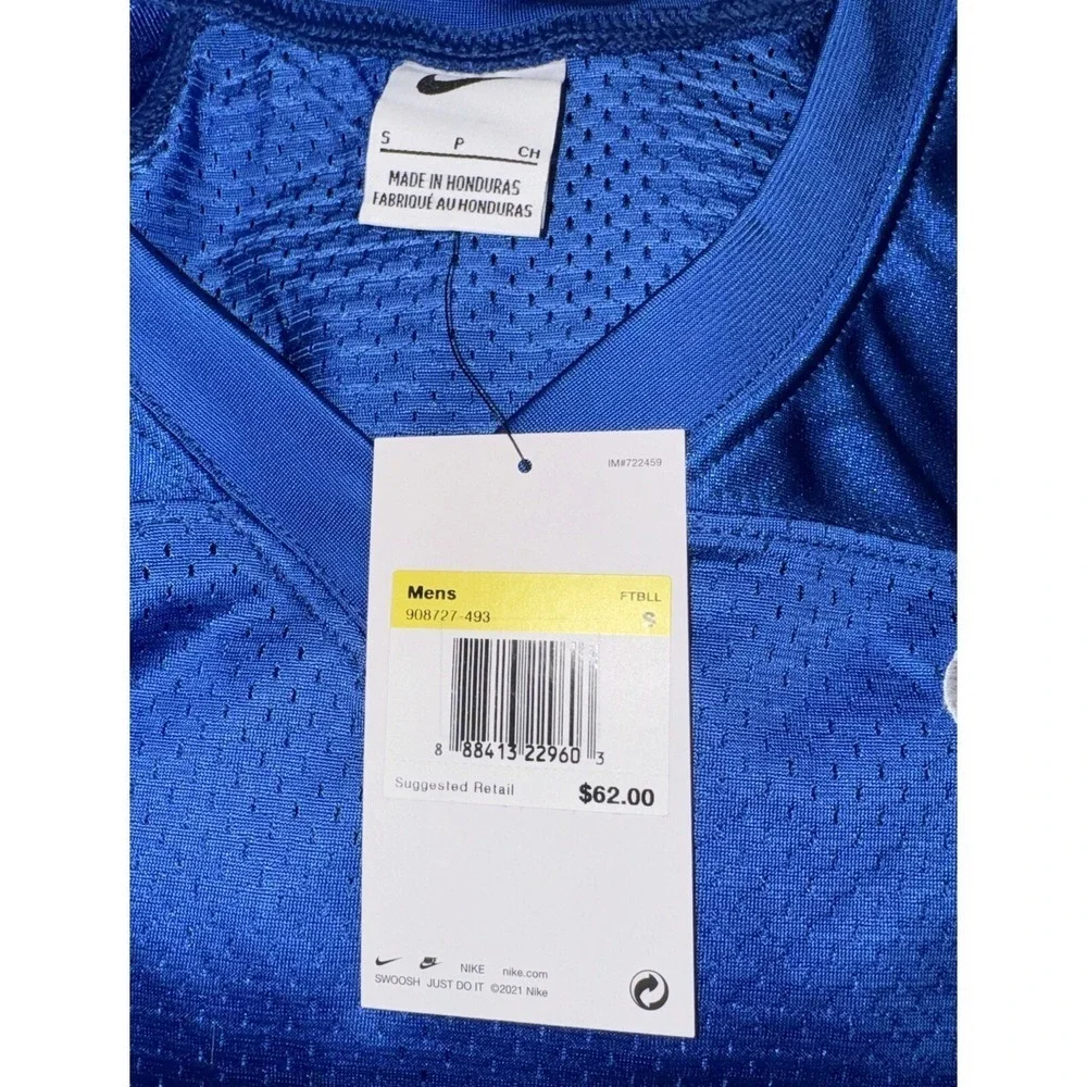 NIKE Vapor Varsity Football Practice Jersey Blue Men's Sz S *NEW* 908727-493 $62